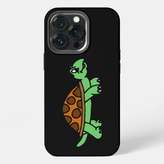Etui iPhone 13 Pro Tortue lustrée (Dos)