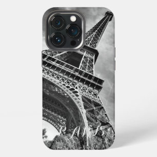 Etui iPhone 13 Pro Tour Eiffel Noir & Blanc Paris Europe
