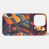 Etui iPhone 13 Pro Tourbillon mélodique (Verso Horizontal)