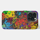Etui iPhone 13 Pro Tourbillonneurs colorés abstraits / (Verso Horizontal)