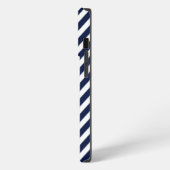 Etui iPhone 13 Pro Typographie moderne golf premier monogramme bleu b (Côté gauche)