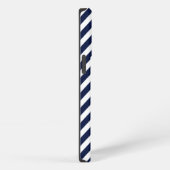 Etui iPhone 13 Pro Typographie moderne golf premier monogramme bleu b (Côté droit)