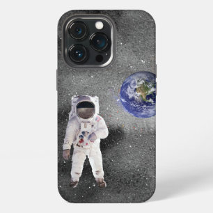 Etui iPhone 13 Pro Un astronaute dans l'espace avec la planète Terre