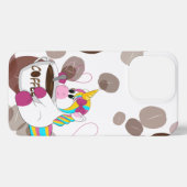 Etui iPhone 13 Pro Unicorn with coffee (Verso Horizontal)
