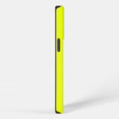 Etui iPhone 13 Pro Vert chartreuse élégant (Côté droit)