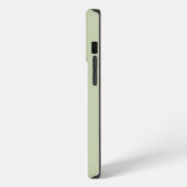 Etui iPhone 13 Pro Vert moderne | Initiale personnelle (Côté gauche)