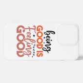 Etui iPhone 13 Pro Vibes positives | Devis motivationnel (Verso Horizontal)