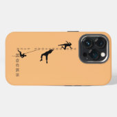 Etui iPhone 13 Pro Vie verticale - Design Escalade rock (Verso Horizontal)