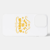 Etui iPhone 13 Pro Voici le monde (Verso Horizontal)