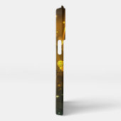 Etui iPhone 13 Pro Vol de libellule verte lumineuse (Côté droit)