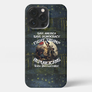 Etui iPhone 13 Pro VotezMaintenant Politique Patriotique Trump Parti 