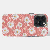 Etui iPhone 13 Pro Wavy Pink Daisies (Verso Horizontal)
