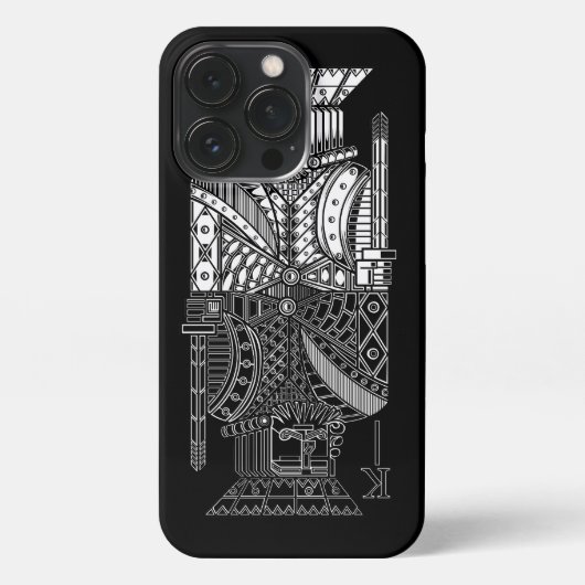 Etui iPhone 13 Pro Ying Yang King (Verso)