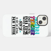 Etui iPhone 13 Prof de Algèbre Seulement Parce que Multi Temps Pl (Verso Horizontal)