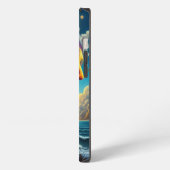 Etui iPhone 13 Psychedélique Motorcycle Dreamscape (Côté gauche)