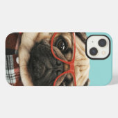 Etui iPhone 13 Pug (Verso Horizontal)
