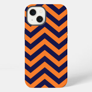 Etui iPhone 13 Pumkin, Navy Blue Large Chevron Zig Zag