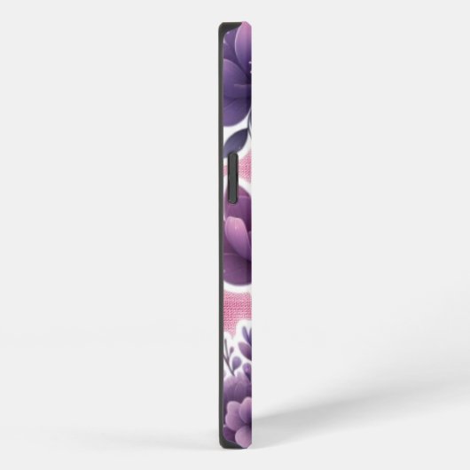 Etui iPhone 13 Purple Bloom Phone Case (Côté droit)