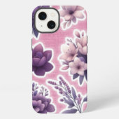Etui iPhone 13 Purple Bloom Phone Case (Verso)