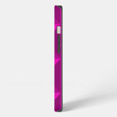 Etui iPhone 13 Pyramides Magenta (Côté gauche)