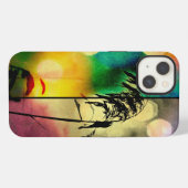 Etui iPhone 13 Rainbow Grass Drame (Verso Horizontal)