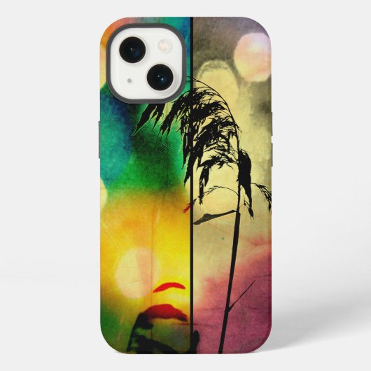 Etui iPhone 13 Rainbow Grass Drame (Verso)