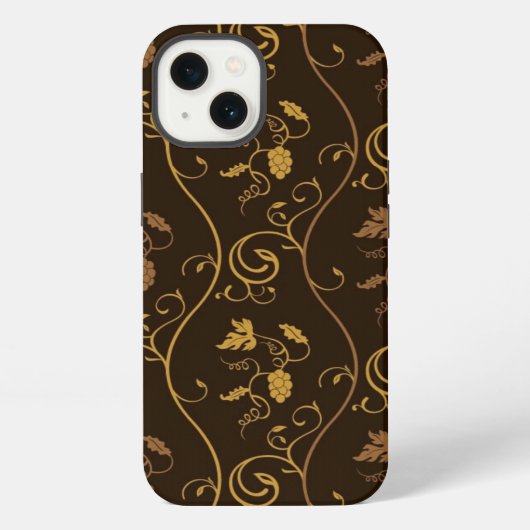 Etui iPhone 13 Raisins décor (Verso)