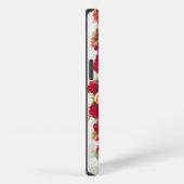 Etui iPhone 13 Rangée de bottes avec des fleurs (Côté droit)