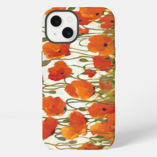 Etui iPhone 13 Rangées de pavots I (Verso)