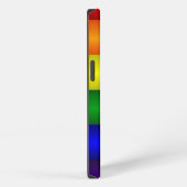 Etui iPhone 13 Rayé de couleurs de l'arc-en-ciel (Côté droit)