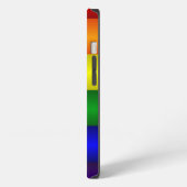 Etui iPhone 13 Rayé de couleurs de l'arc-en-ciel (Côté gauche)