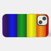 Etui iPhone 13 Rayé de couleurs de l'arc-en-ciel (Verso Horizontal)