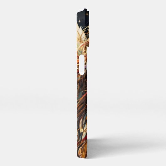 Etui iPhone 13 Rayon céleste - Portrait Angel ailé arc-en-ciel (Côté droit)