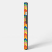 Etui iPhone 13 rayure en zigzag (Côté gauche)