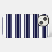 Etui iPhone 13 Rayure horizontale marine (Verso Horizontal)