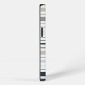 Etui iPhone 13 Rayures côtières bleues (Côté droit)