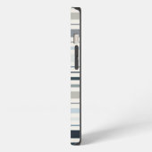 Etui iPhone 13 Rayures côtières bleues (Côté gauche)