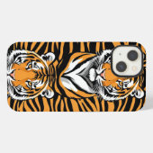Etui iPhone 13 Rayures de Tigre (Verso Horizontal)