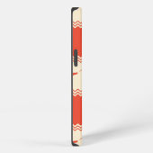 Etui iPhone 13 Rayures d'oiseau de limicole de sable côtier de co (Côté droit)