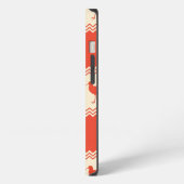 Etui iPhone 13 Rayures d'oiseau de limicole de sable côtier de co (Côté gauche)
