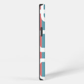 Etui iPhone 13 Rayures et Rectangles (Côté droit)