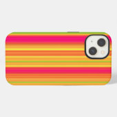 Etui iPhone 13 Rayures verticales multicolores (Verso Horizontal)