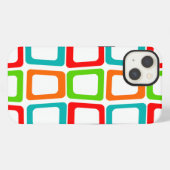 Etui iPhone 13 Rectangles asymétriques (Verso Horizontal)