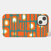 Etui iPhone 13 Rectangles et cercles (Verso Horizontal)