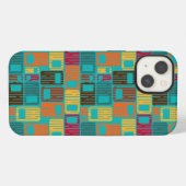 Etui iPhone 13 Rectangles interrompus (Verso Horizontal)