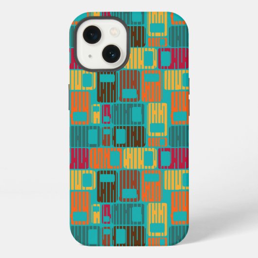 Etui iPhone 13 Rectangles interrompus (Verso)