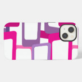 Etui iPhone 13 Rectangles modernes du milieu du siècle (Verso Horizontal)