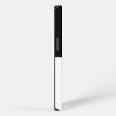 Etui iPhone 13 Rectangles noirs et blancs (Côté droit)