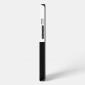 Etui iPhone 13 Rectangles noirs et blancs (Côté gauche)