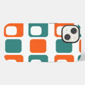 Etui iPhone 13 Rectangles Ouverts et Fermés (Verso Horizontal)